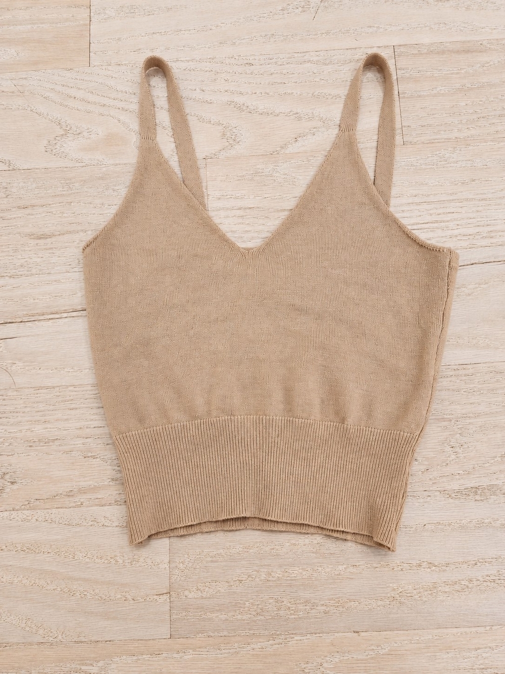 Reformation Knit Camisole in Brown Size Medium Like New